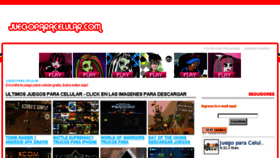 What Juegoparacelular.com website looked like in 2015 (8 years ago)