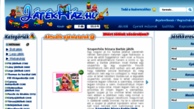 What Jatekhaz.hu website looked like in 2015 (8 years ago)
