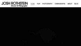 What Joshrothstein.com website looked like in 2016 (8 years ago)