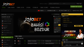 What Jojobet1.com website looked like in 2016 (10 years ago)