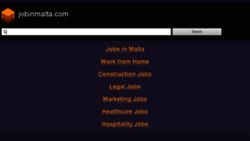 What Jobinmalta.com website looked like in 2016 (8 years ago)