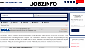 What Jobzinfo.com website looked like in 2016 (8 years ago)
