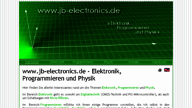 What Jb-electronics.de website looked like in 2016 (8 years ago)
