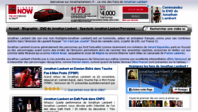 What Jonathanlambert.fr website looked like in 2016 (8 years ago)
