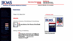 What Jkms.org website looked like in 2016 (8 years ago)