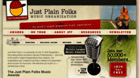 What Justplainfolks.org website looked like in 2016 (8 years ago)