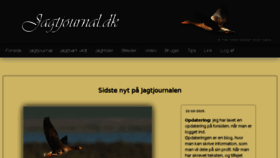 What Jagtjournal.dk website looked like in 2016 (8 years ago)