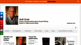 What Joshhunt.com website looked like in 2016 (8 years ago)