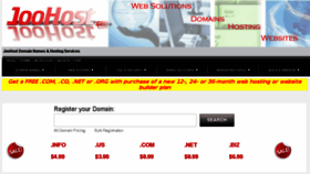 What Joohost.com website looked like in 2016 (8 years ago)