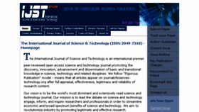 What Journalofsciences-technology.org website looked like in 2016 (8 years ago)