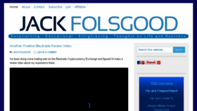 What Jackfolsgood.com website looked like in 2016 (8 years ago)