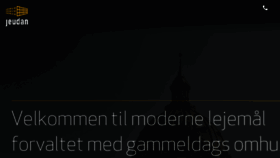 What Jeudan.dk website looked like in 2016 (8 years ago)
