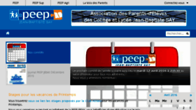 What Jbsay.peep.asso.fr website looked like in 2016 (8 years ago)