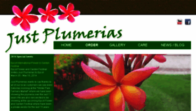 What Justplumerias.com website looked like in 2016 (8 years ago)
