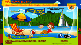 What Jachtamachovojezero.cz website looked like in 2016 (8 years ago)