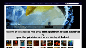 What Justdrink.dk website looked like in 2016 (8 years ago)