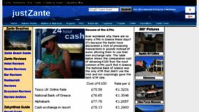 What Justzante.co.uk website looked like in 2016 (8 years ago)