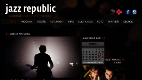 What Jazzrepublic.cz website looked like in 2016 (8 years ago)