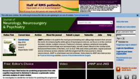 What Jnnp.bmj.com website looked like in 2016 (8 years ago)