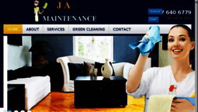 What Jamaintenanceinc.com website looked like in 2016 (8 years ago)