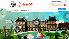 What Junior.senat.fr website looked like in 2016 (8 years ago)