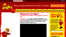 What Jojingles.com website looked like in 2016 (8 years ago)