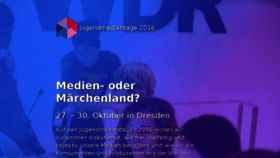 What Jugendmedientage.de website looked like in 2016 (8 years ago)