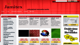What Jamitex.cz website looked like in 2016 (8 years ago)