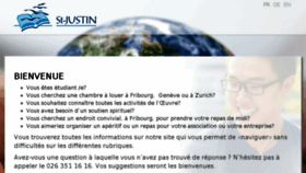 What Justinus.ch website looked like in 2016 (8 years ago)