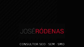What Joserodenas.net website looked like in 2016 (8 years ago)
