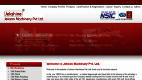 What Jeksonmachinery.com website looked like in 2016 (8 years ago)