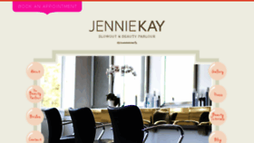 What Jenniekaybeauty.com website looked like in 2016 (8 years ago)
