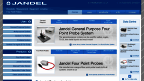 What Jandel.com website looked like in 2016 (8 years ago)