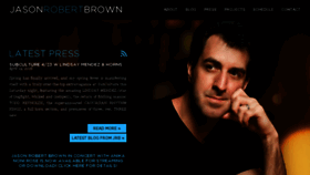 What Jasonrobertbrown.com website looked like in 2016 (9 years ago)