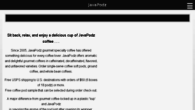 What Javapodz.com website looked like in 2016 (9 years ago)