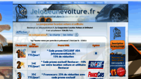 What Jeloueunevoiture.fr website looked like in 2016 (7 years ago)