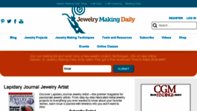 What Jewelryartistmagazine.com website looked like in 2016 (8 years ago)