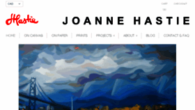 What Joannehastie.com website looked like in 2016 (8 years ago)