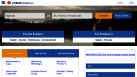 What Jobbankcanada.com website looked like in 2016 (8 years ago)