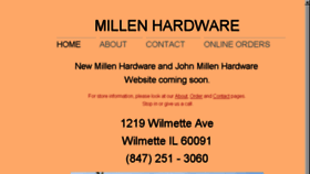 What Johnmillenhardware.com website looked like in 2016 (8 years ago)