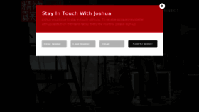 What Joshharris.com website looked like in 2016 (8 years ago)