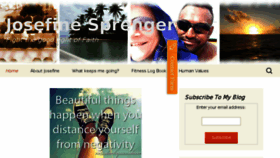 What Josefinesprenger.com website looked like in 2016 (8 years ago)
