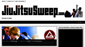 What Jiujitsusweep.com website looked like in 2016 (8 years ago)