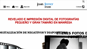 What Joanferrerfotografia.com website looked like in 2016 (7 years ago)