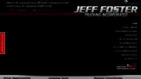 What Jefffostertrucking.com website looked like in 2016 (7 years ago)