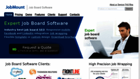What Jobboardmount.com website looked like in 2016 (8 years ago)