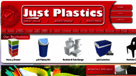 What Justplastics.co.za website looked like in 2016 (8 years ago)