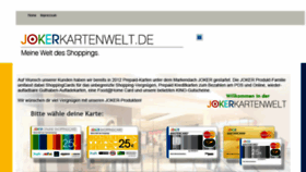 What Jokerkartenwelt.de website looked like in 2016 (7 years ago)