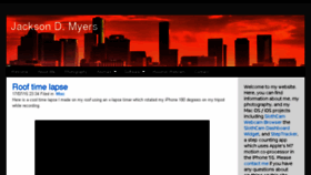 What Jackson-myers.com website looked like in 2016 (8 years ago)