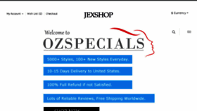 What Jexshop.com website looked like in 2016 (8 years ago)